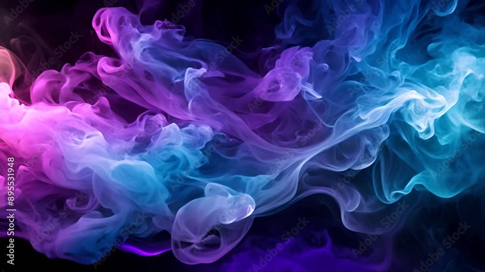 Abstract Colorful Smoke Background. Abstract Colorful Smoke Background.