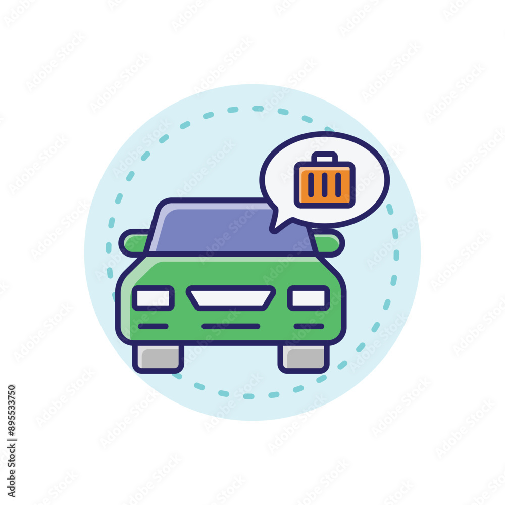 Road Trip vector icon Road Trip vector icon