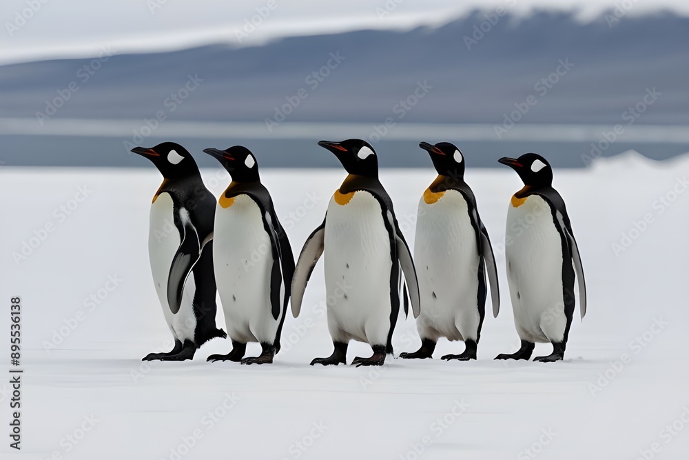 Fototapeta premium Birds: From Doves to Penguins, Diverse Avian Species