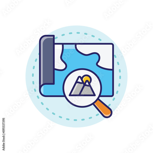 Tourist Attractions vector icon