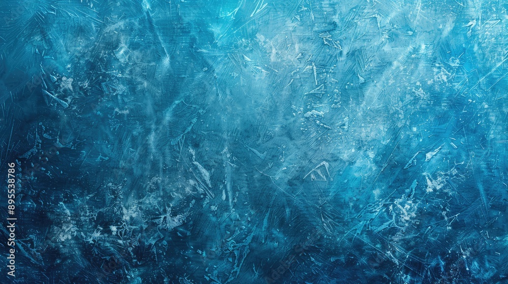 Obraz premium Ice-texture blue backdrop