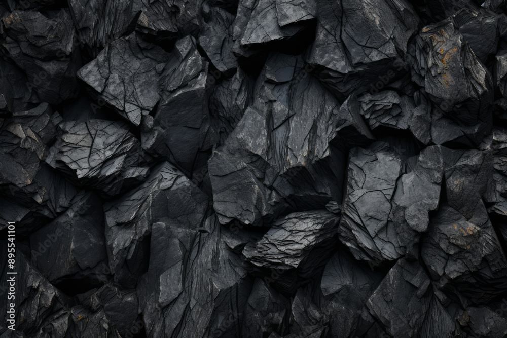 Processed collage of industrial pea coal surface texture. Background for banner, backdrop or texture Processed collage of industrial pea coal surface texture. Background for banner, backdrop or texture