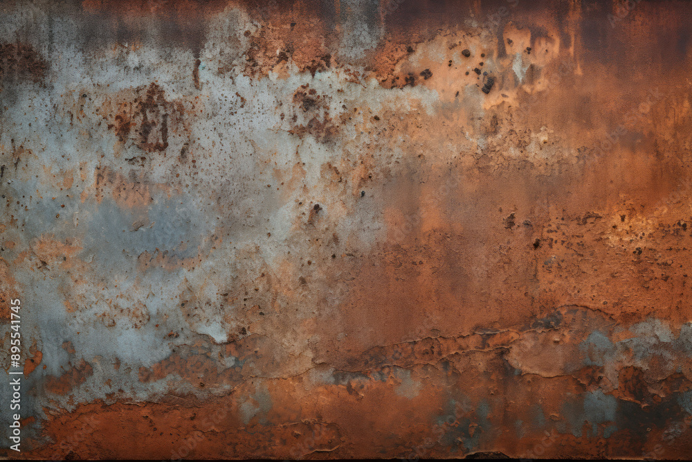 Processed collage of old rusty metal sheet texture in daylight. Background for banner Processed collage of old rusty metal sheet texture in daylight. Background for banner