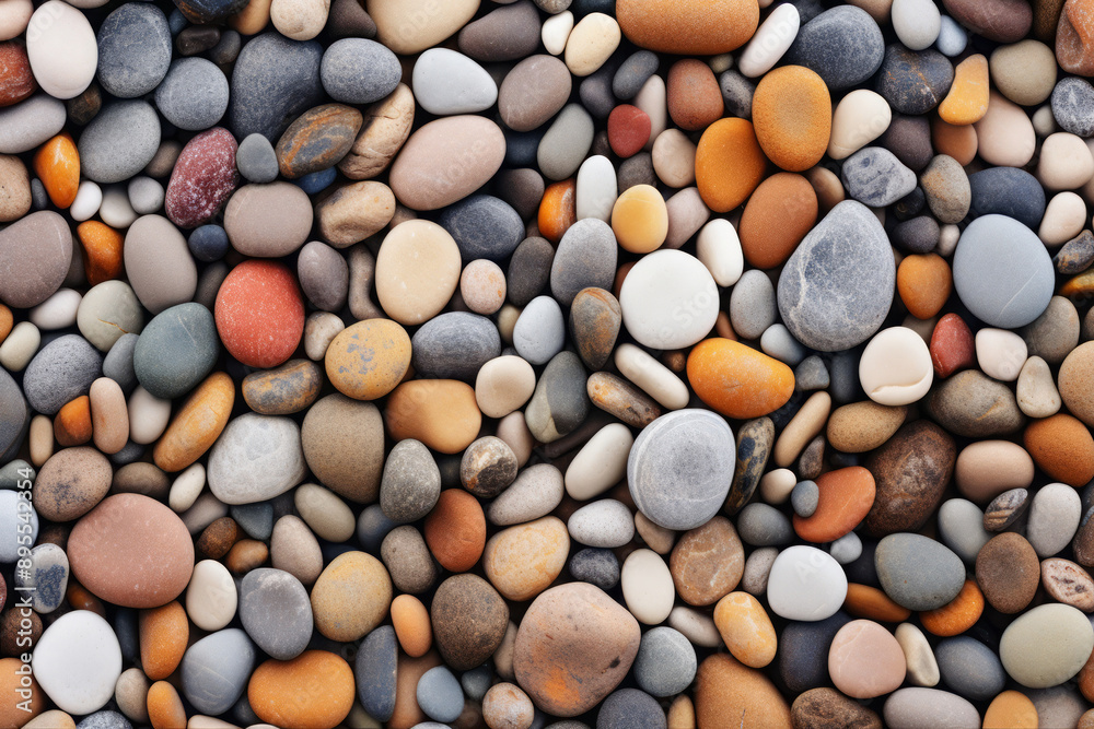 Processed collage of sea shore pebbles texture. Background for banner, backdrop or texture Processed collage of sea shore pebbles texture. Background for banner, backdrop or texture
