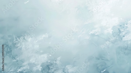 Wallpaper Mural Abstract blue and white frost pattern background Torontodigital.ca
