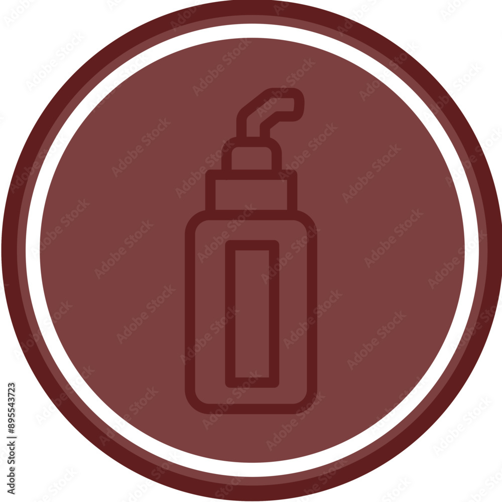 Foundation Selection Vector Line Double Circle Maroon Foundation Selection Vector Line Double Circle Maroon