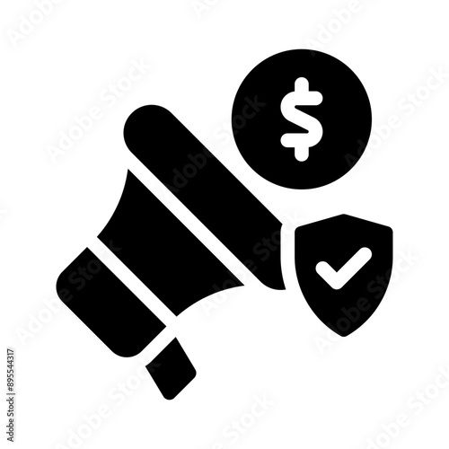 donation glyph icon