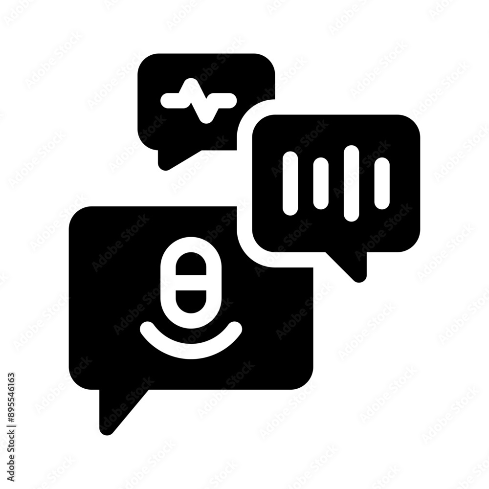 speech glyph icon speech glyph icon