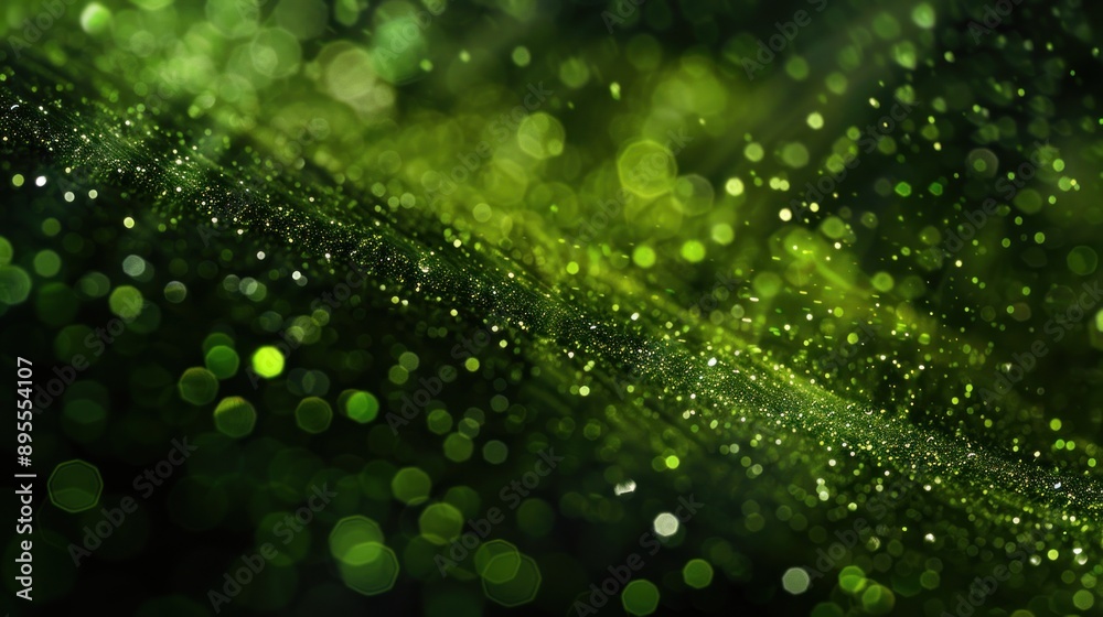 Abstract Green Bokeh Background Abstract Green Bokeh Background