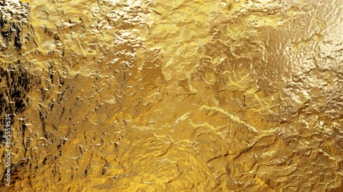 A metallic gold background with a reflective texture, adding a touch of luxury and opulence.