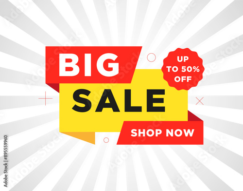 Abstract Banner is a Big Sale. Up to 50% off.