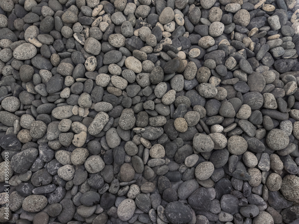 Smooth River Pebbles Background, Natural Stone Texture Smooth River Pebbles Background, Natural Stone Texture