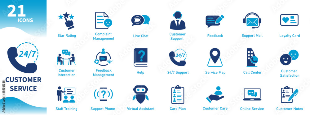 Customer service icon. Set of feedback, customer, business, quality, call center, management, satisfaction, customer care icons. Solid vector icon Customer service icon. Set of feedback, customer, business, quality, call center, management, satisfaction, customer care icons. Solid vector icon