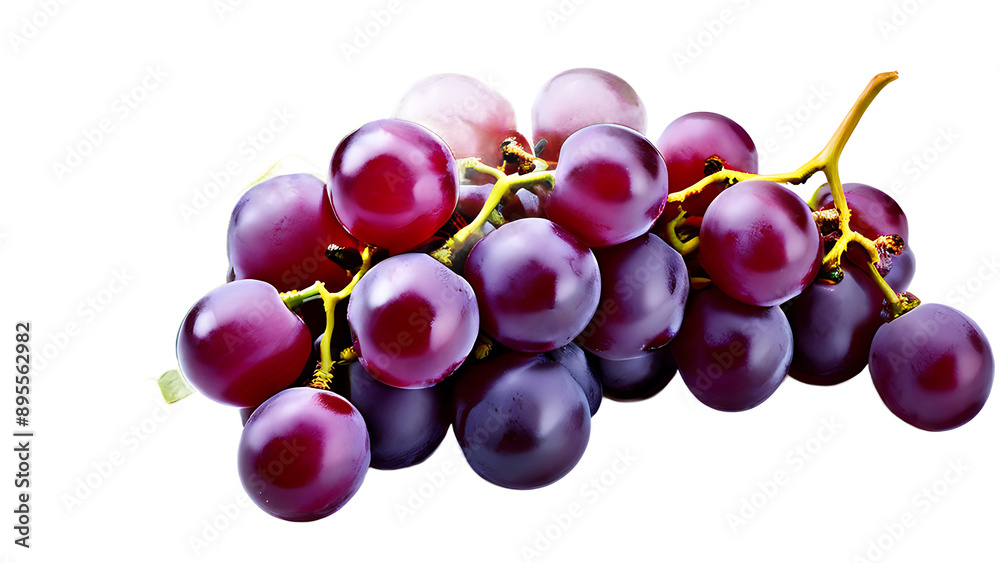 Fototapeta premium bunch of grapes isolated on white