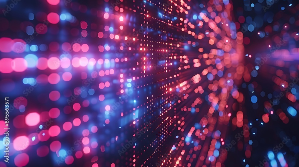Embracing the Digital Age: A Stunning Visual of Binary Code and Data Flow in a Bright Blue Environment Embracing the Digital Age: A Stunning Visual of Binary Code and Data Flow in a Bright Blue Environment