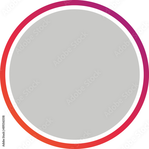 Insta Profile Picture. Social Media Stories Icon