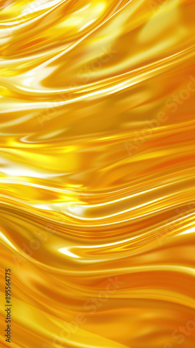 Golden Honey Texture with Swirls