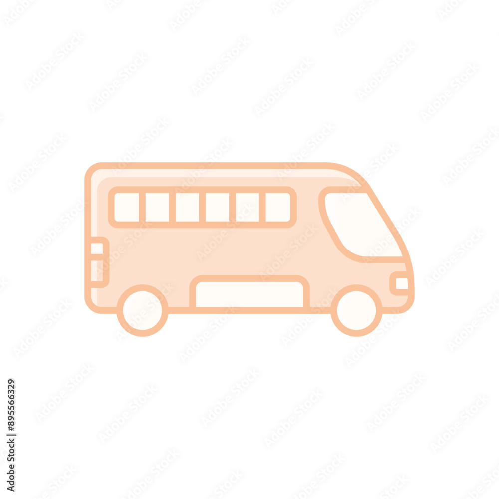 Bus vector icon Bus vector icon