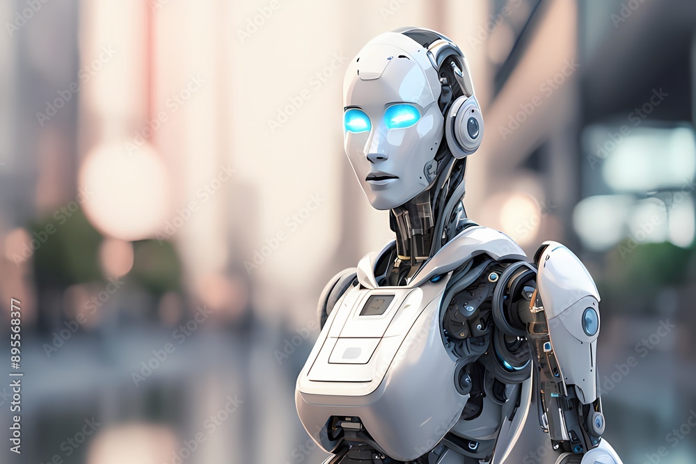 High-tech AI robots that precisely carry out work procedures High-tech AI robots that precisely carry out work procedures
