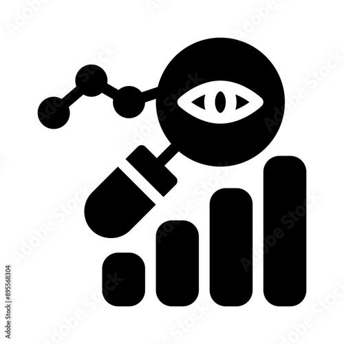 observation glyph icon