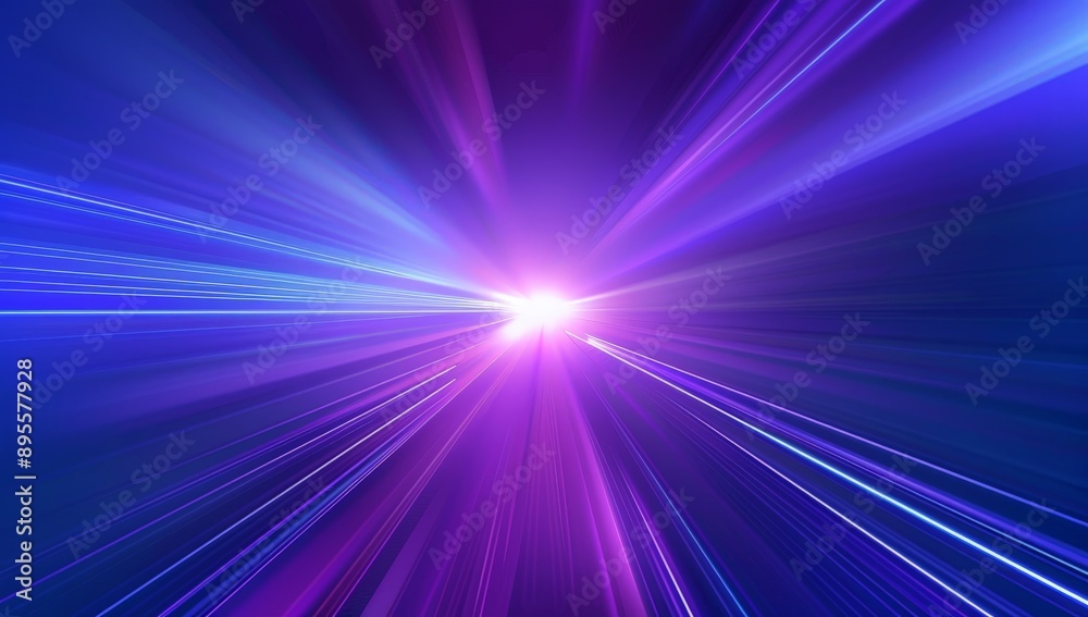 Fototapeta premium Abstract Light Speed Background