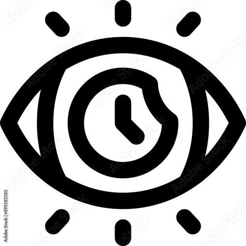 visionary icon. vector line icon for your website, mobile, presentation, and logo design.