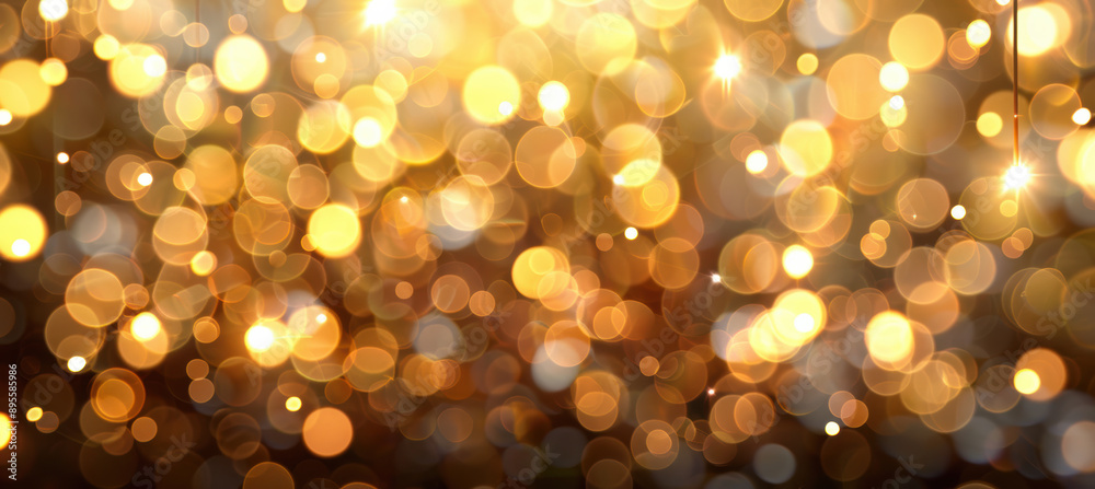 Abstract Gold Bokeh Background Abstract Gold Bokeh Background
