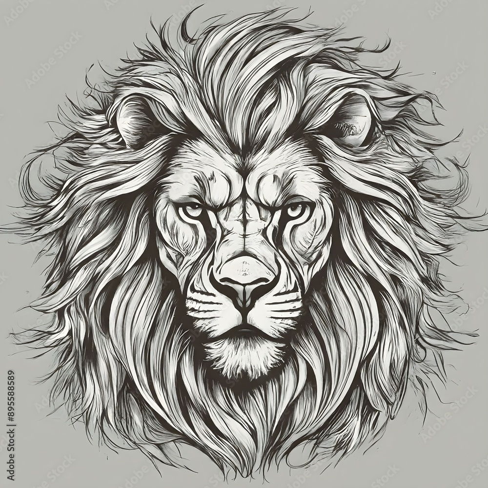 lion head vector lion head vector