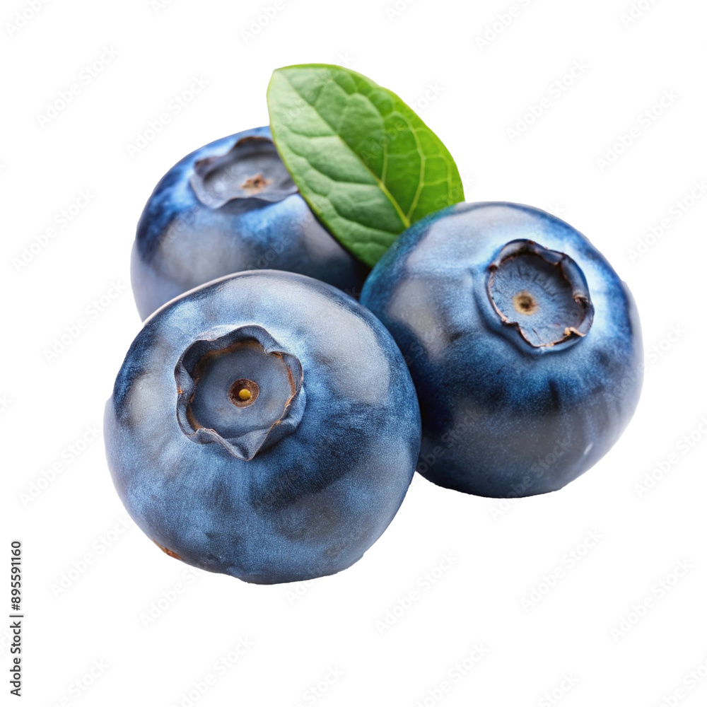 Obraz premium blueberries isolated on white background
