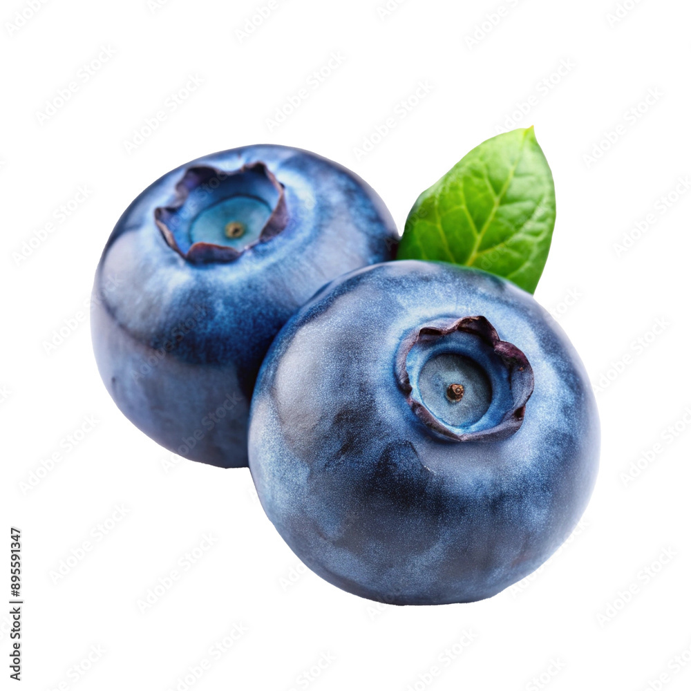 Obraz premium blueberries isolated on white background