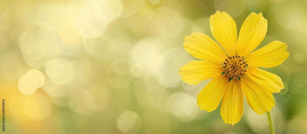 Yellow Flower with Blurred Background Yellow Flower with Blurred Background