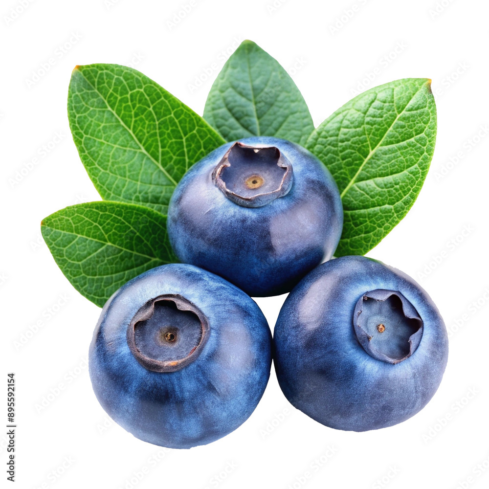 Obraz premium blueberries isolated on white background