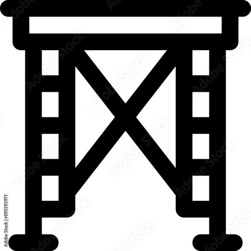 scaffolding icon. vector line icon for your website, mobile, presentation, and logo design.