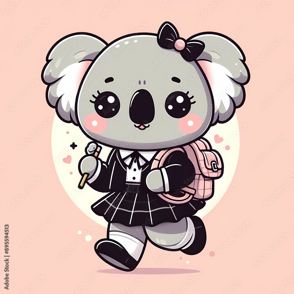 Fototapeta premium Back to School Koala