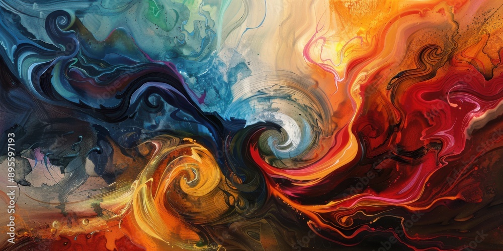 Abstract Cosmic Swirls Abstract Cosmic Swirls
