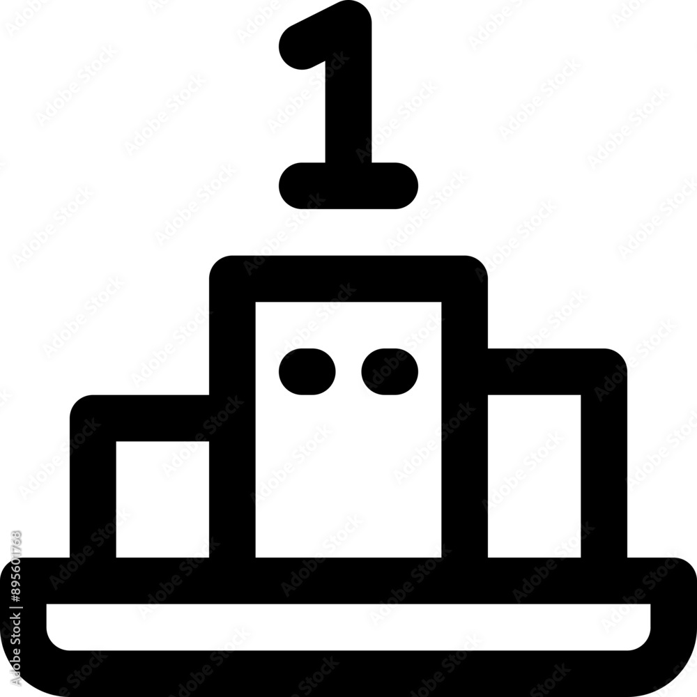 podium icon. vector line icon for your website, mobile, presentation, and logo design. podium icon. vector line icon for your website, mobile, presentation, and logo design.