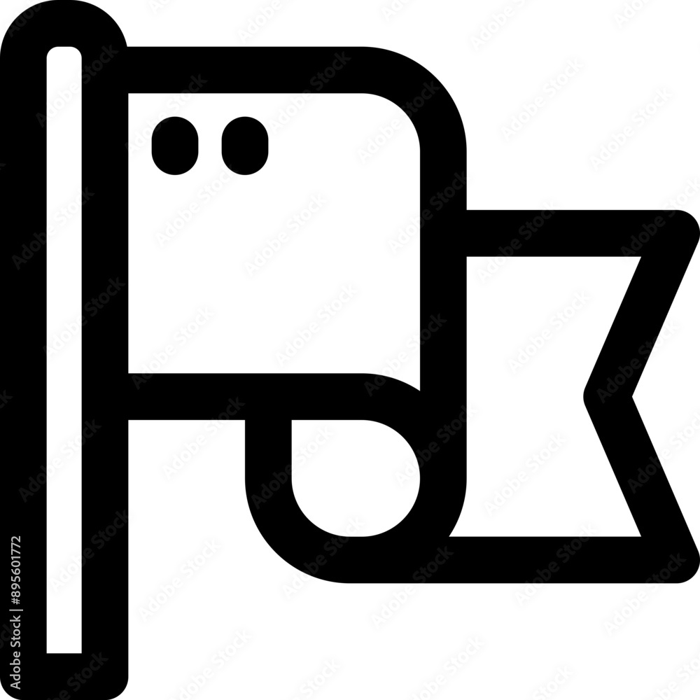 flag icon. vector line icon for your website, mobile, presentation, and logo design. flag icon. vector line icon for your website, mobile, presentation, and logo design.