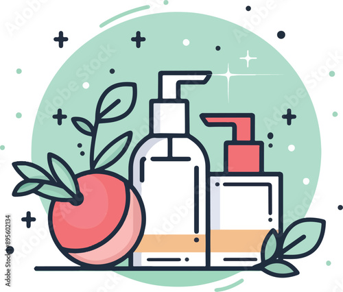 natural based cosmetic products icon 