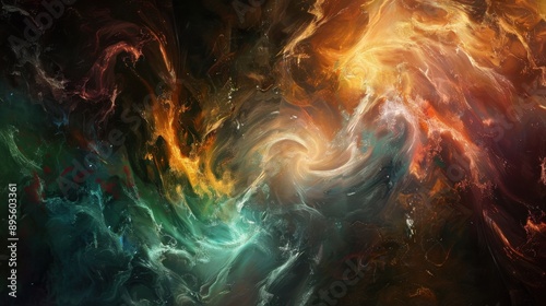 Abstract Cosmic Swirls © Sergey