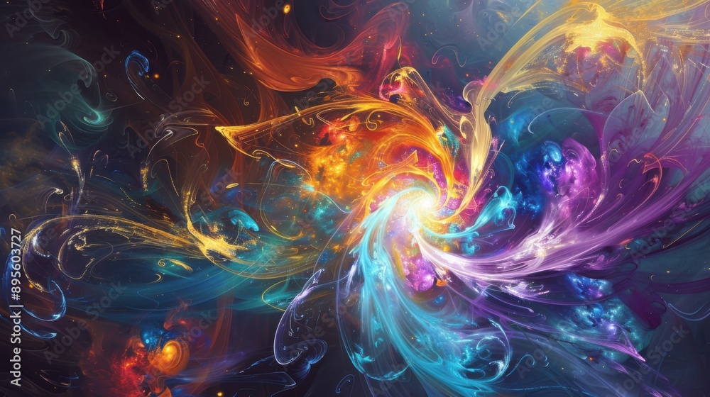 Abstract Cosmic Swirls Abstract Cosmic Swirls