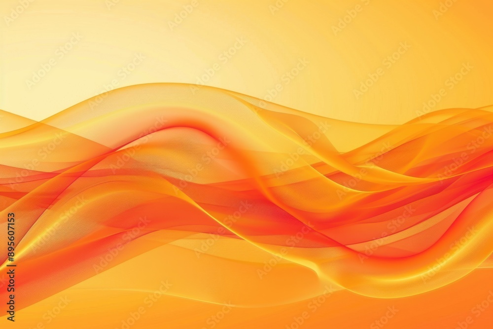 Orange Wave Background. Abstract Design in Modern Style for Business Banner Orange Wave Background. Abstract Design in Modern Style for Business Banner
