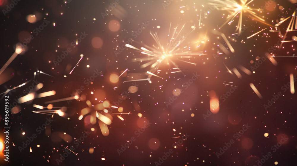 A dazzling display of golden and orange sparks explode against a dark backdrop, creating a festive and celebratory atmosphere. A dazzling display of golden and orange sparks explode against a dark backdrop, creating a festive and celebratory atmosphere.