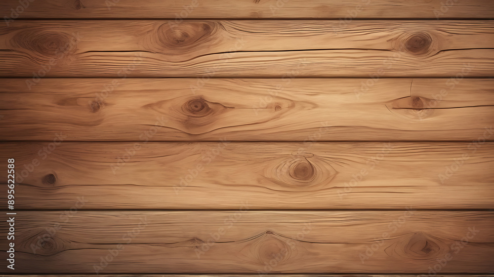 Naklejka premium A high-resolution wooden texture background, representing warmth and natural beauty, ideal for eco-friendly and rustic-themed advertisements.