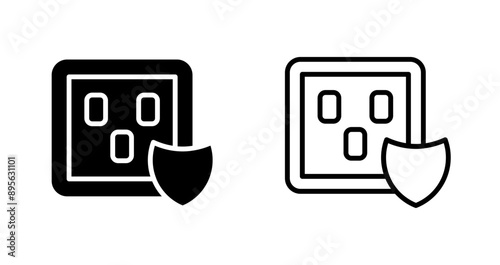 Surge Protector Vector Icon