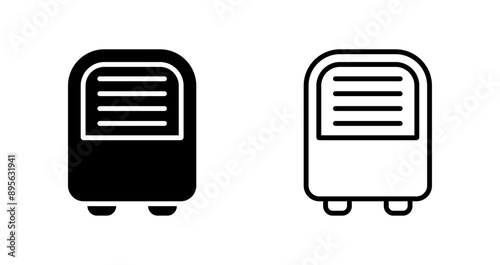 Portable Air Conditioner Vector Icon