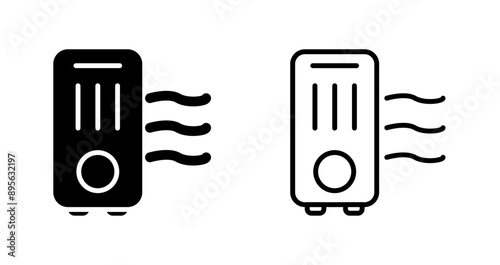 Portable Air Purifier Vector Icon