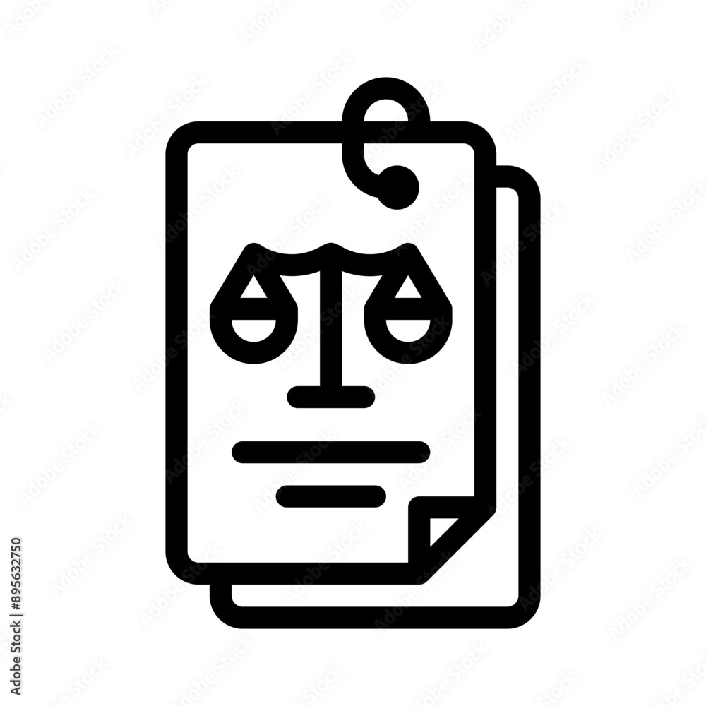 contract line icon contract line icon