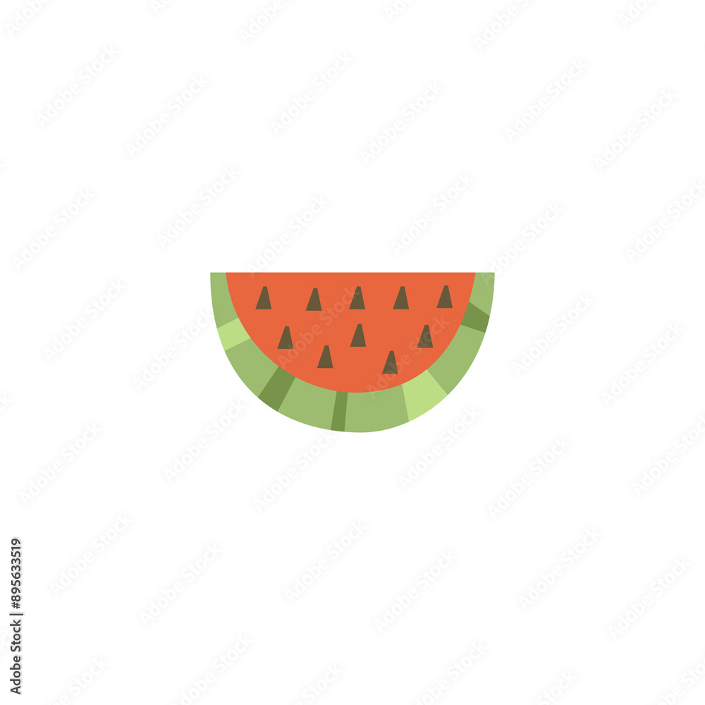Summer flat element. Simple vacation symbol and icon. Stock illustration Summer flat element. Simple vacation symbol and icon. Stock illustration