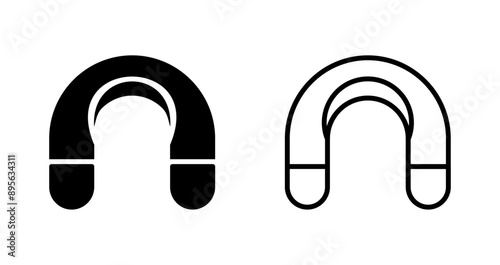 Inflatable pillow Vector Icon