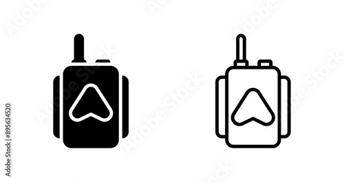 Handheld GPS Vector Icon